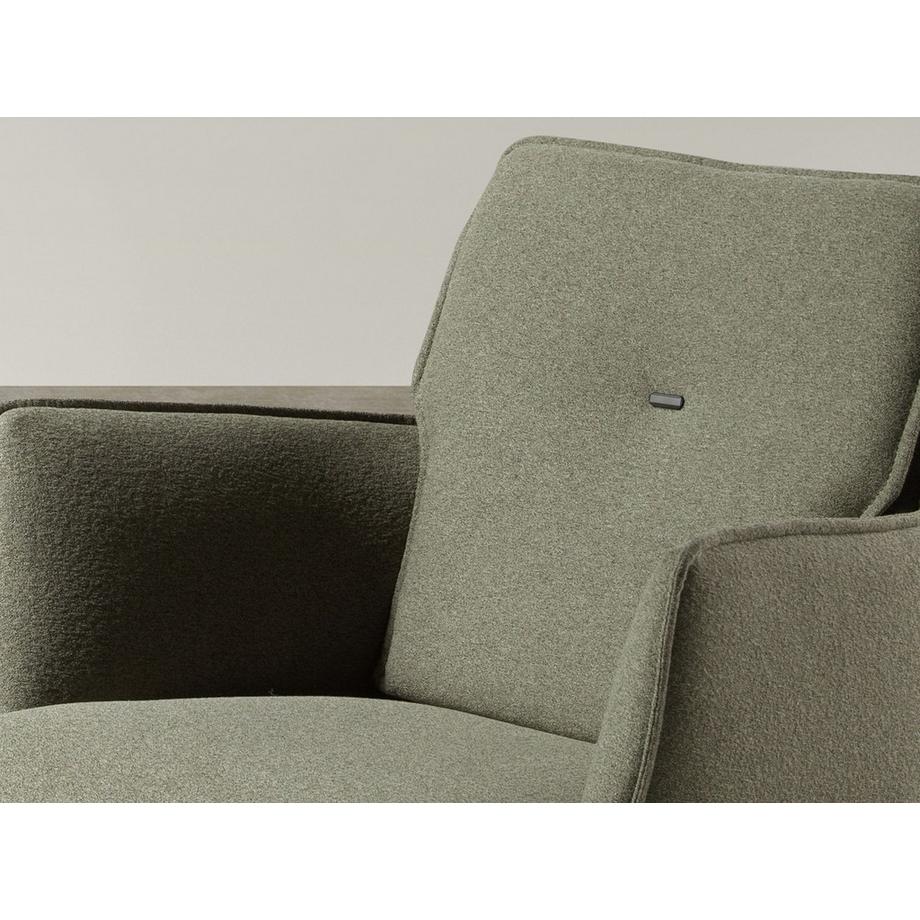 ANGEL CERDA Chaise pivotante en tissu  