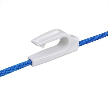 Crochet de garde-boue. plastique pour garde-corps 20-25mm. blanc