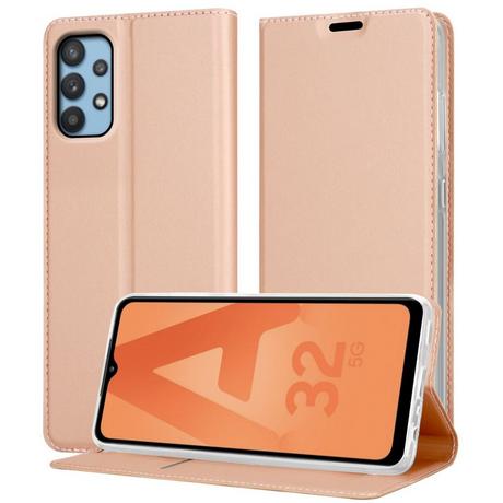 Cadorabo  Housse compatible avec Samsung Galaxy A32 5G - Coque de protection avec fermeture magnétique, fonction de support et compartiment pour carte 