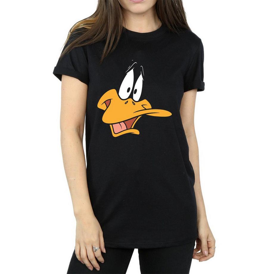 LOONEY TUNES Daffy Duck Face T-Shirt  