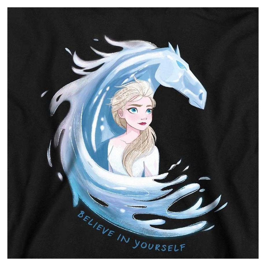 FROZEN  Sweat À Capuche Motif Elsa Et Nokk Believe In Yourself 
