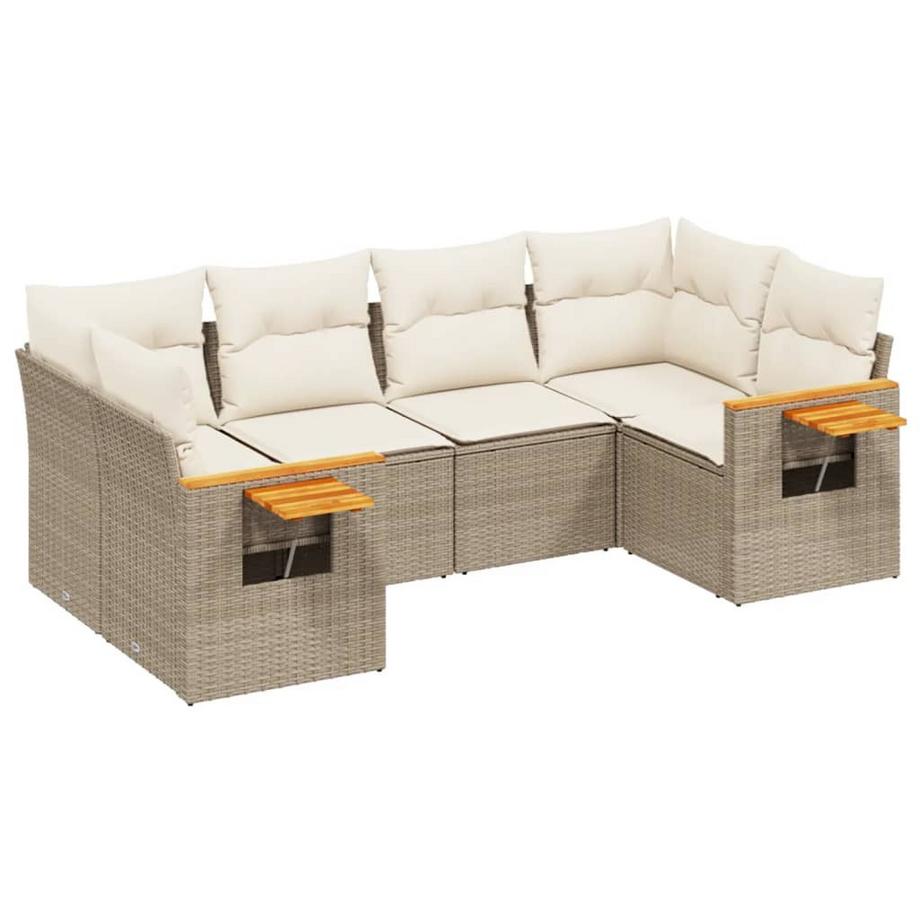 set divano da giardino Polirattan