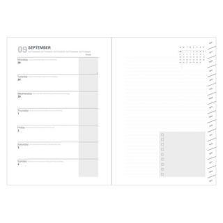 QUO-VADIS Agendas année scolaire - PLAN NOTE 15X21 - Semainier - 15x21cm - Billy - Année 2022-2023  