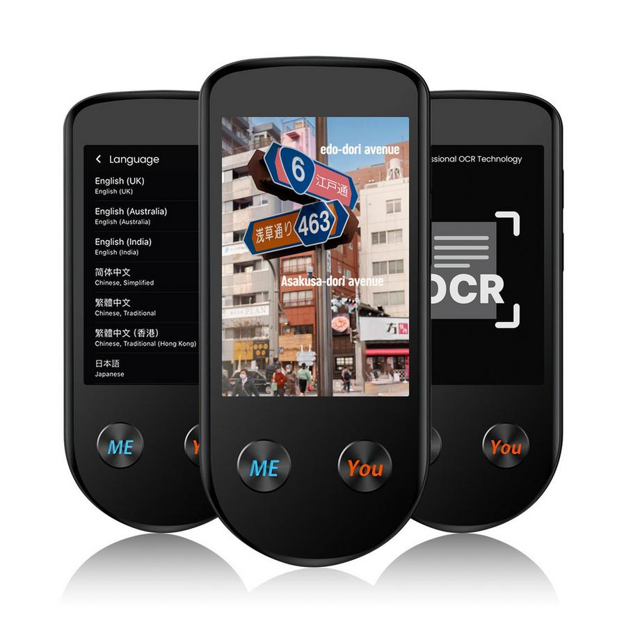 Avizar  Traducteur vocal IA 137 langues - 3.5'' 