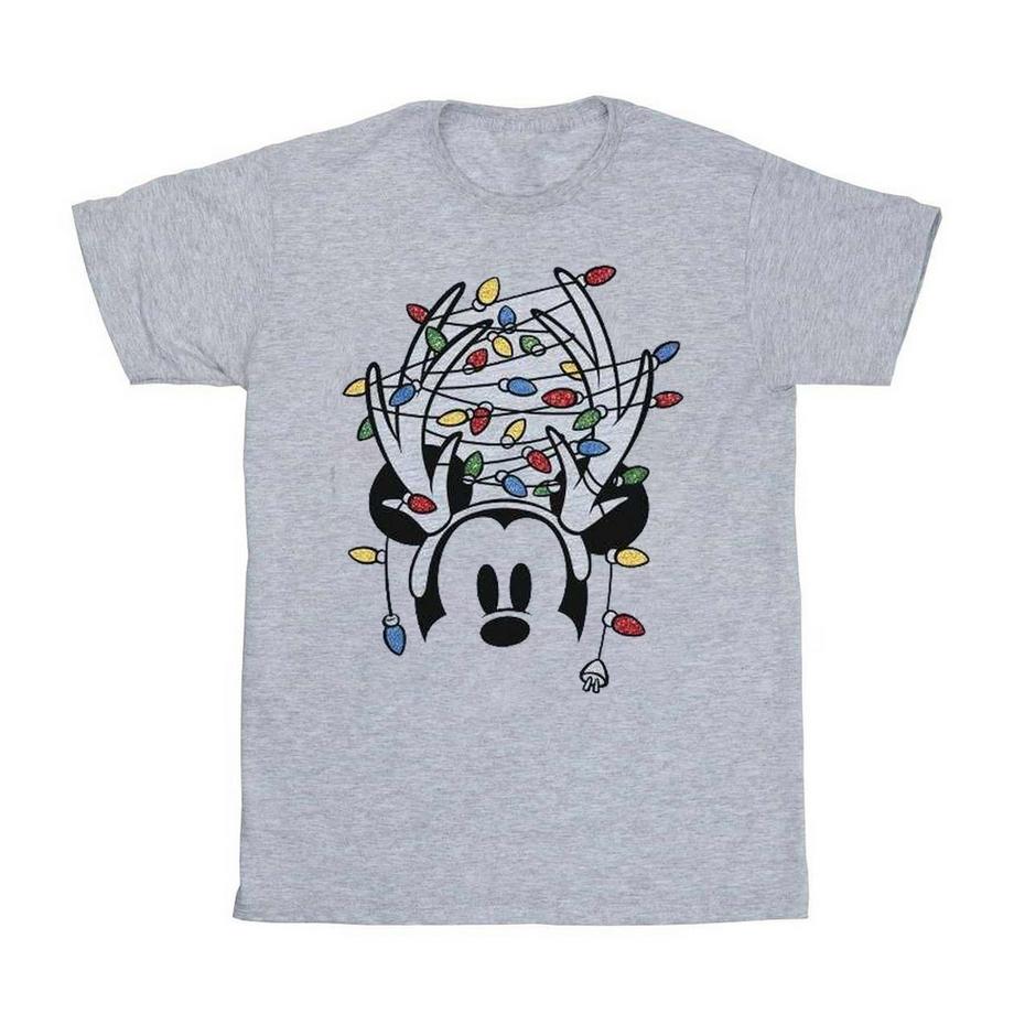 Maglietta Ampia Topolino Luci Di Natale