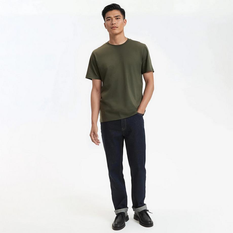 La Redoute Collections Rundhals Kurzarm T-Shirt  