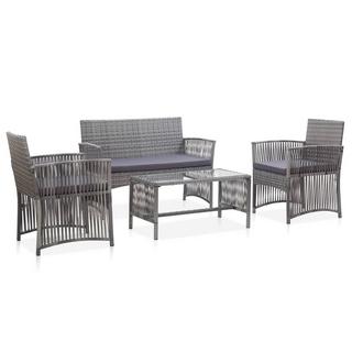 VidaXL Garten-lounge-set poly-rattan  