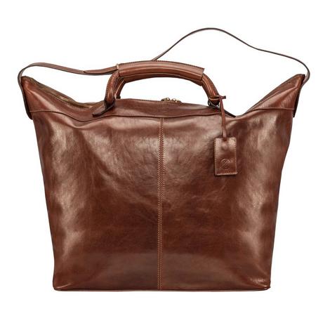 Maxwell Scott  Fabrizio - Leichte  Leder Reisetasche 