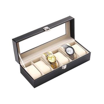 Boîte à montres / Clockbox de luxe pour 6 montres