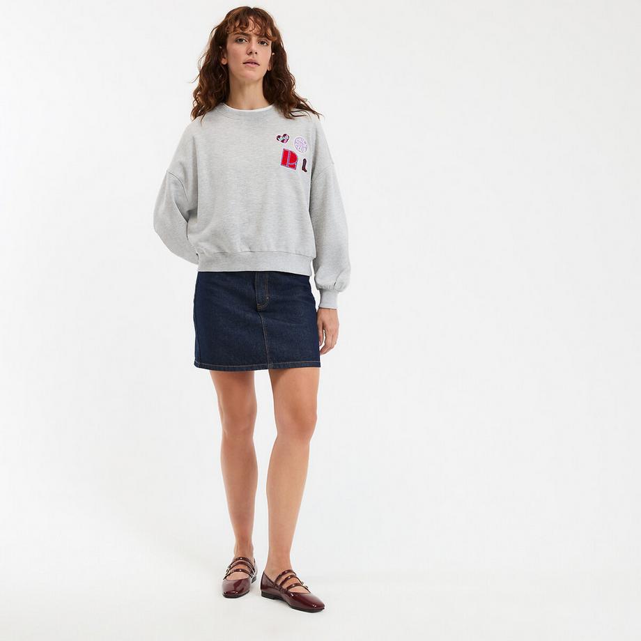 La Redoute Collections Sweatshirt avec Patchs  