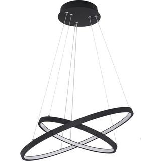 mutoni Lampada a sospensione Ralph in metallo nero opaco 1xLED  