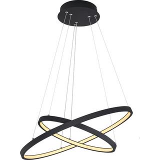 mutoni Lampada a sospensione Ralph in metallo nero opaco 1xLED  