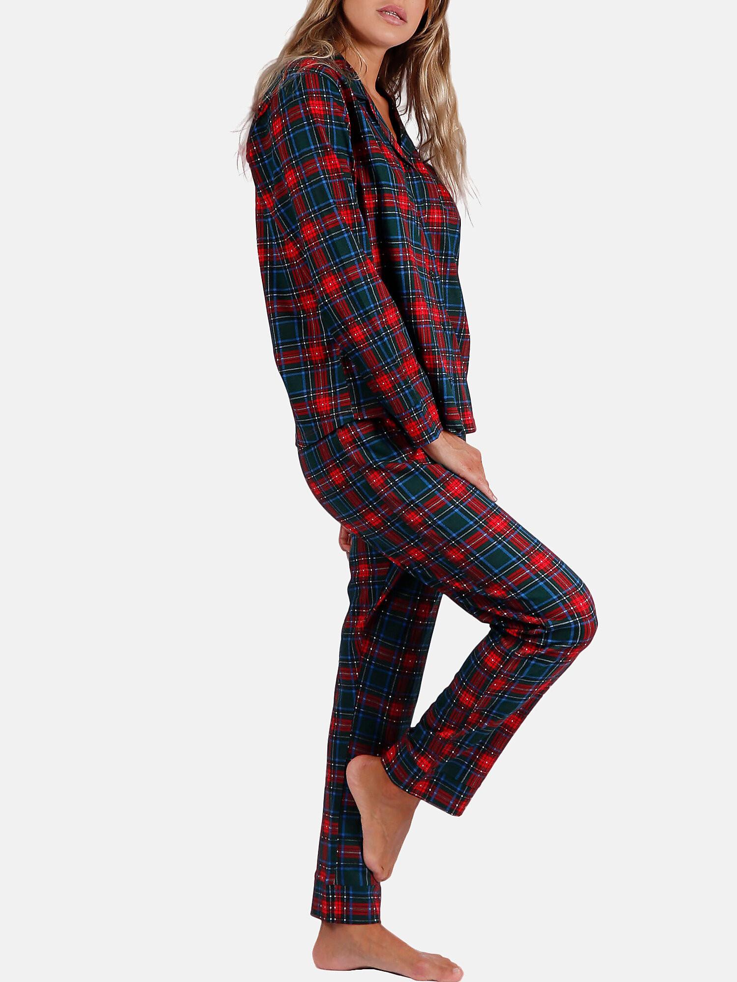 Admas  Pyjama tenue d'intérieur pantalon chemise Oh Deer 