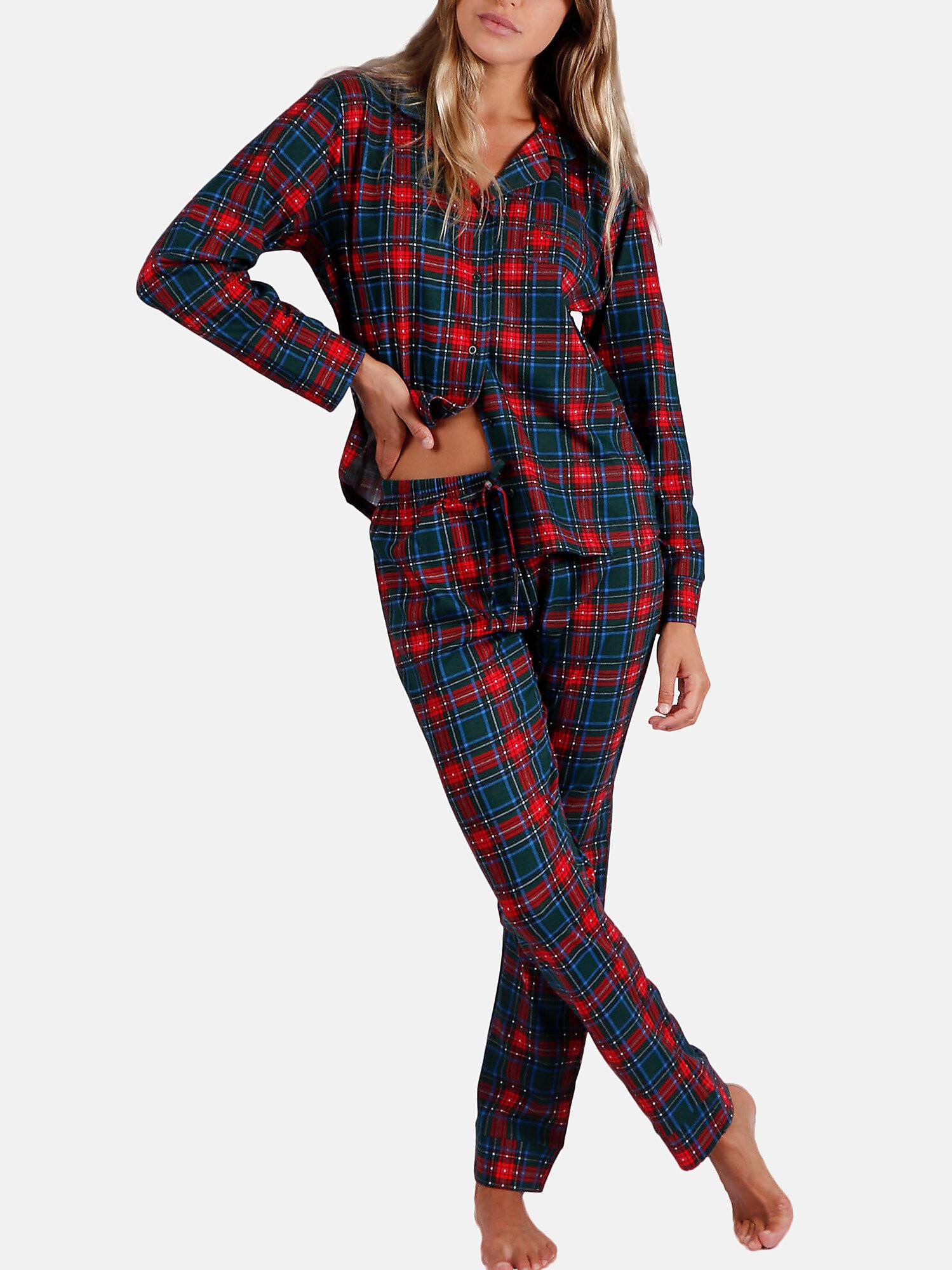 Admas  Pyjama tenue d'intérieur pantalon chemise Oh Deer 