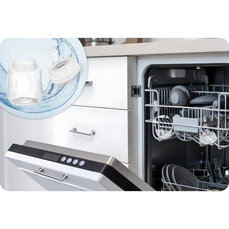 B2X  Set di bottiglie per il latte in PP, 2 pz 