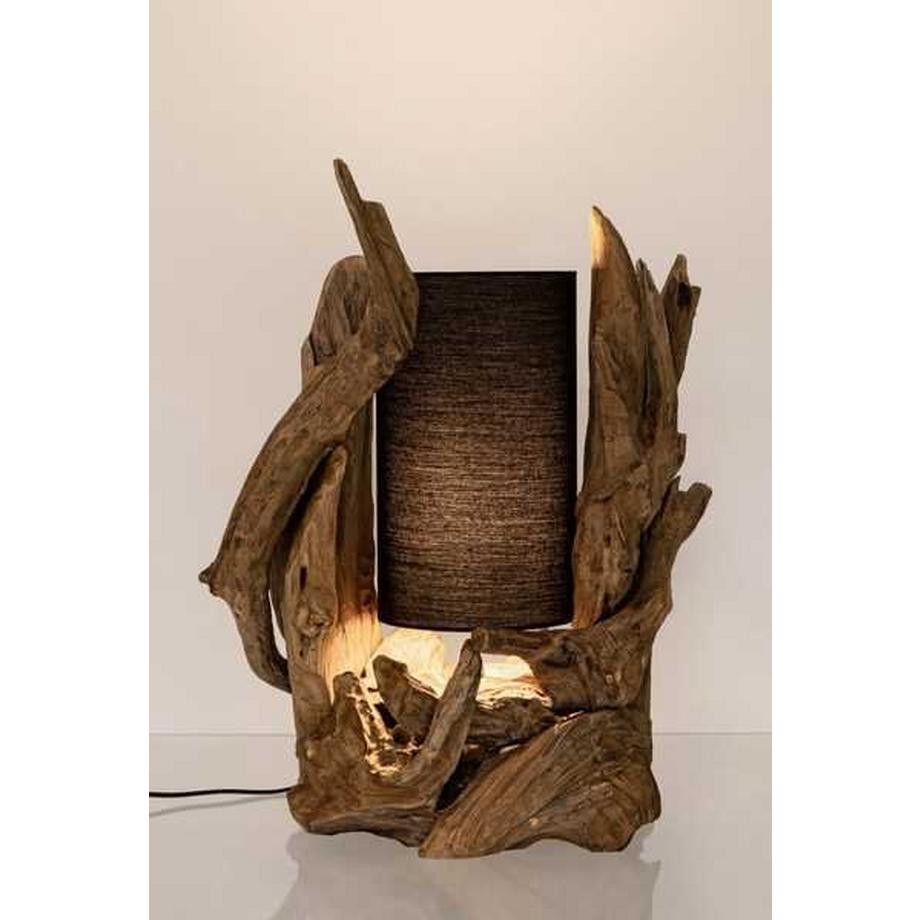 mutoni Lampada da tavolo Bion nera  