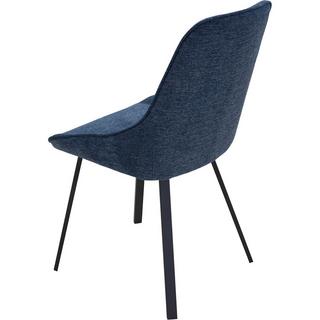 mutoni Chaise de salle à manger Frustix bleu foncé (lot de 2)  