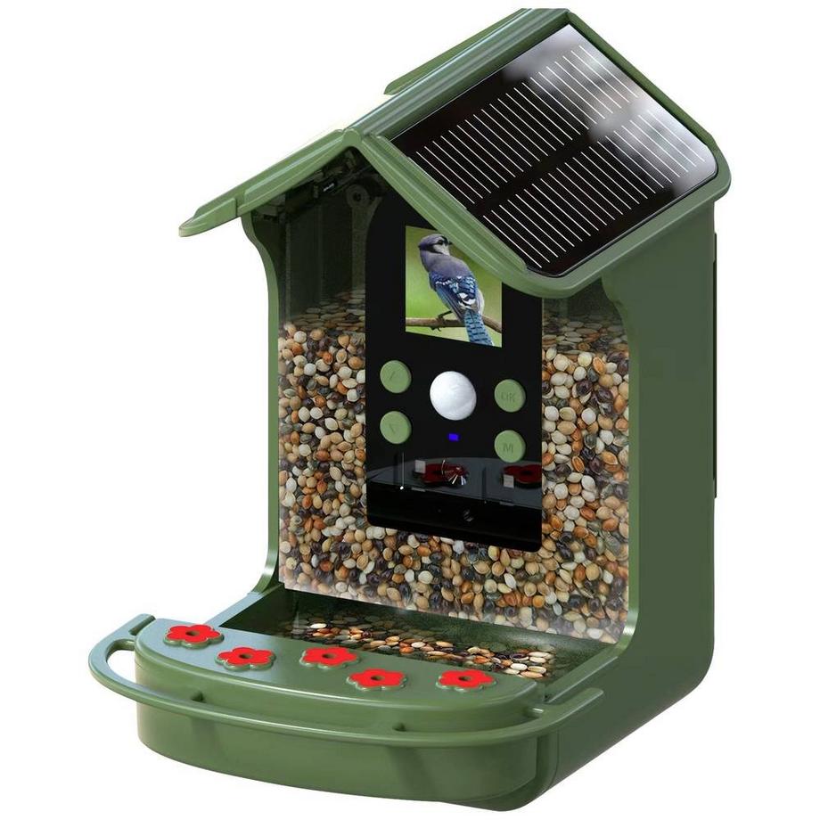 Easypix  BirdyCam Vogelkamera für Videos und Fotos, mit Futterspender 