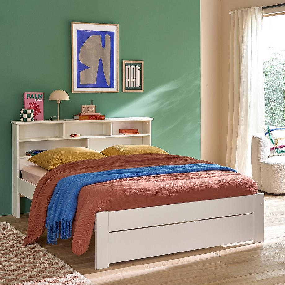 La Redoute Intérieurs Lit en pin massif et MDF  