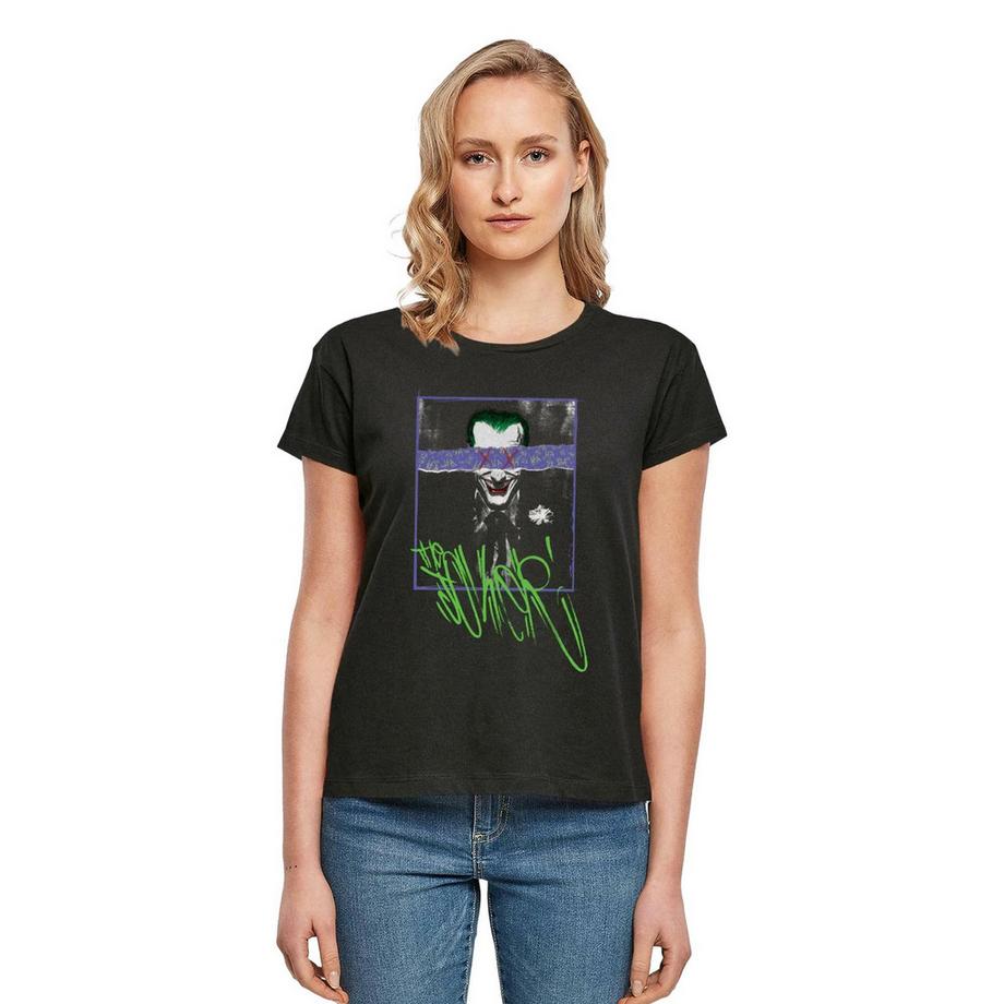 BATMAN Joker Grafik Print T-Shirt  