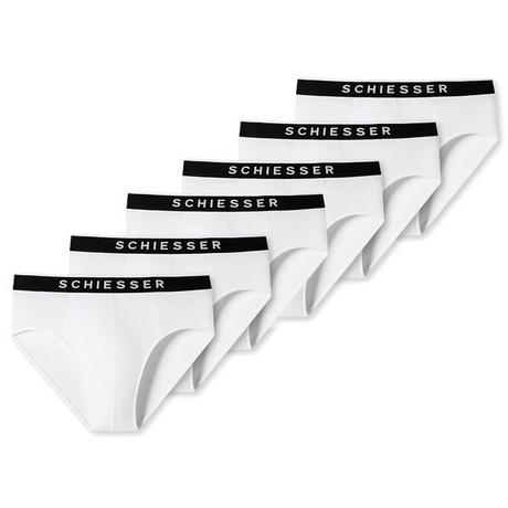 Schiesser Confezione da 6 Slip Rio 95/5 Cotone Biologico  