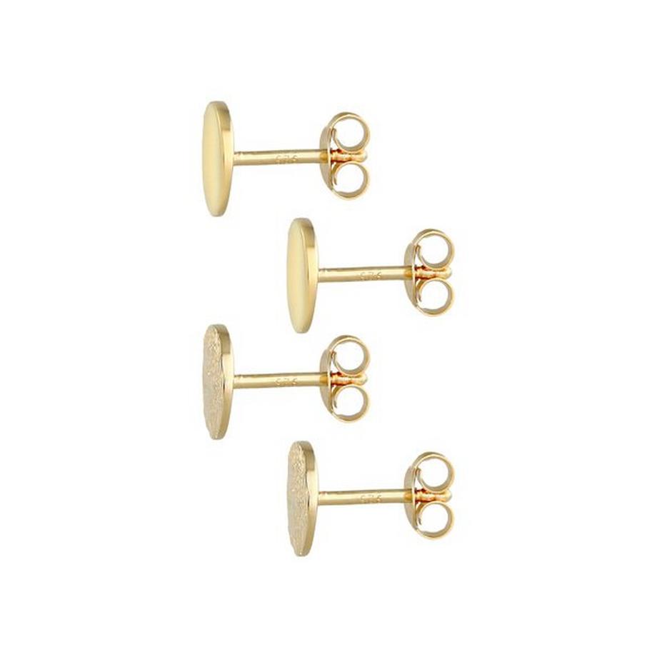 Elli  Ohrringe Ohrstecker Rund 2Er Set 