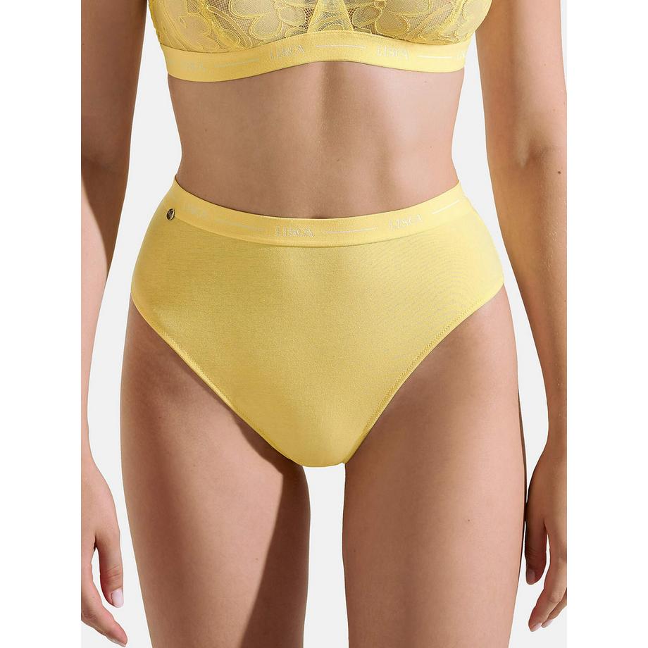 Brésilien échancré taille haute Sunflower