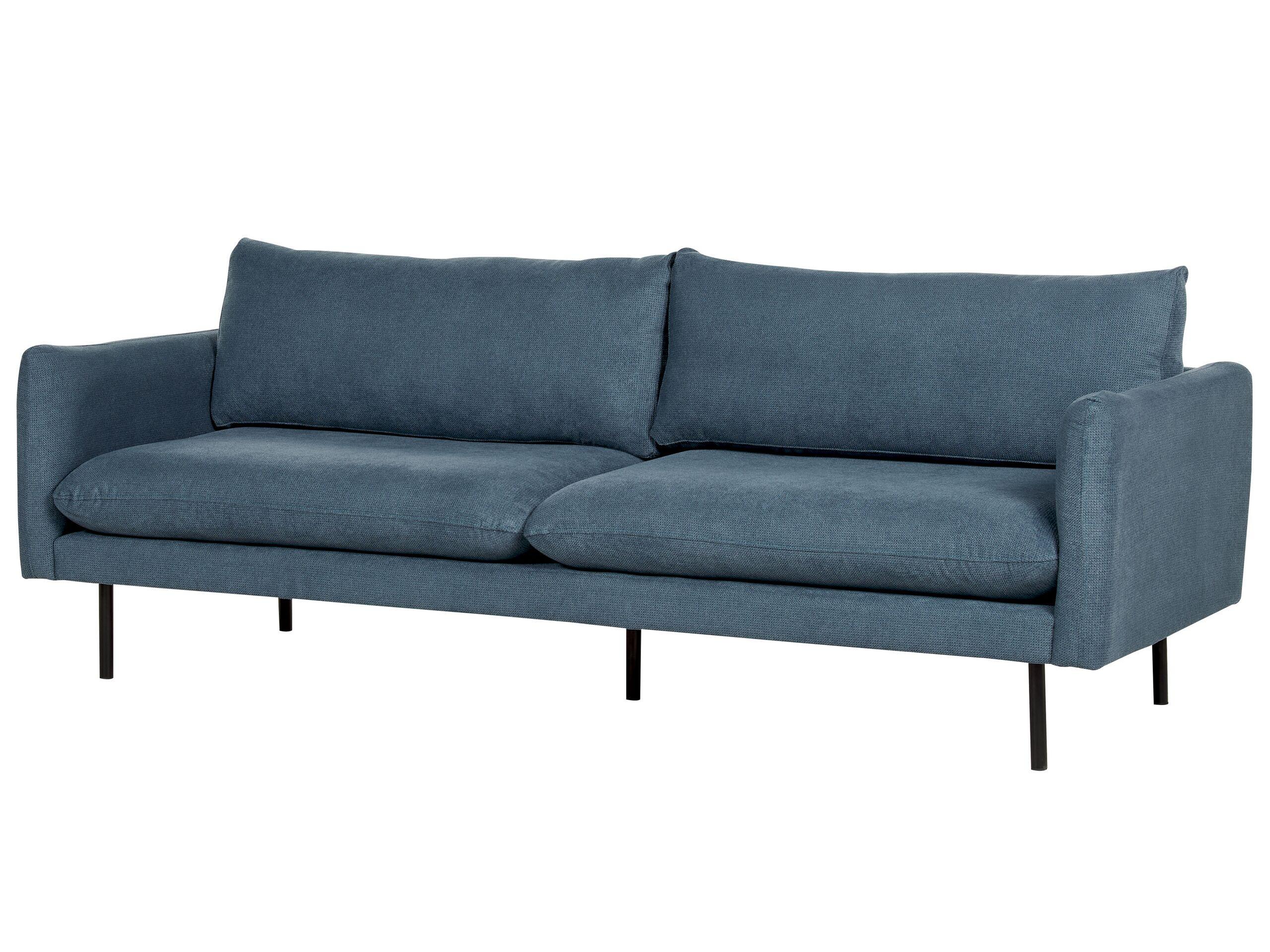 Beliani 3 Sitzer Sofa aus Chenillegewebe Glamourös VINTERBRO  