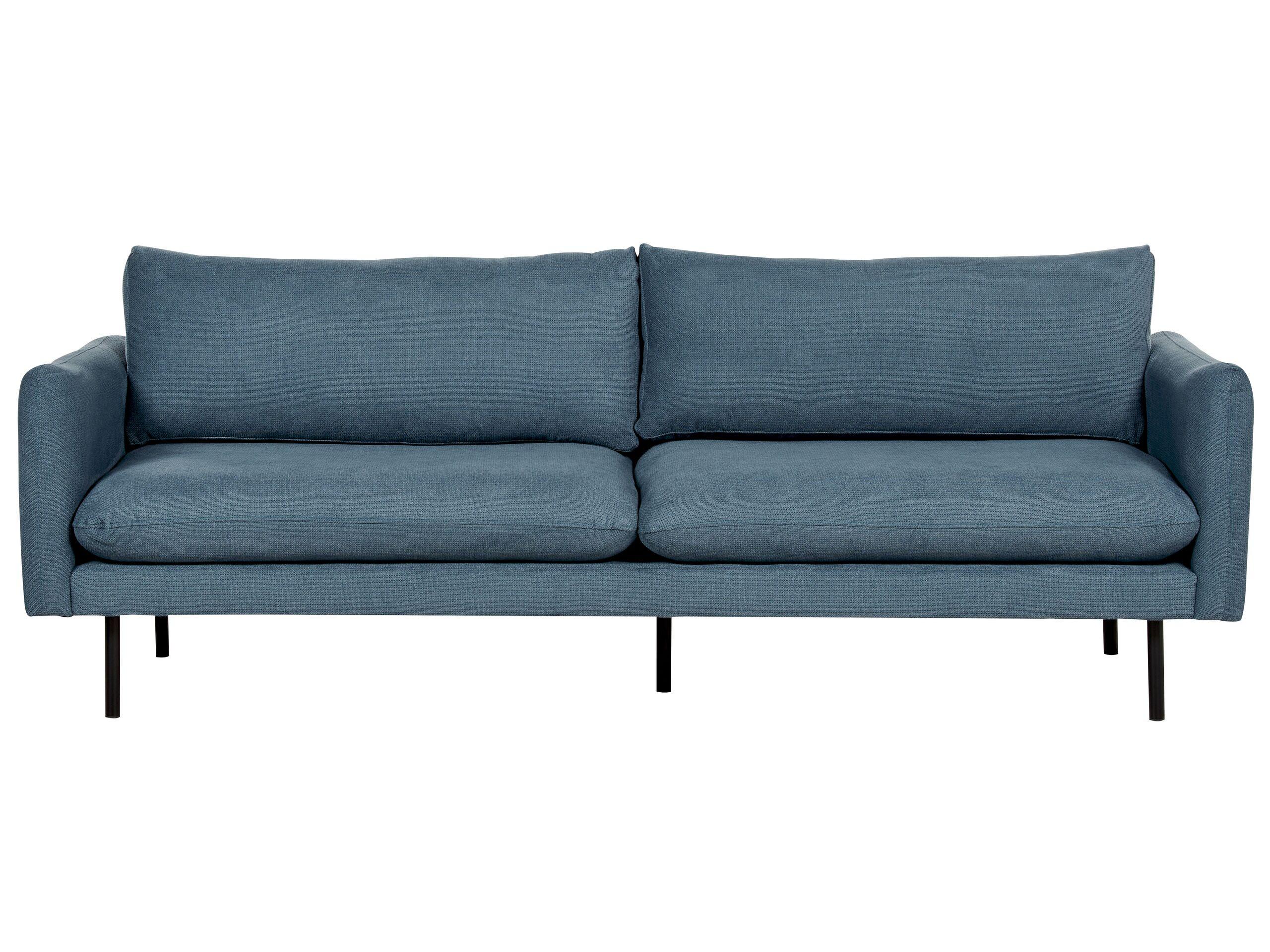 Beliani 3 Sitzer Sofa aus Chenillegewebe Glamourös VINTERBRO  