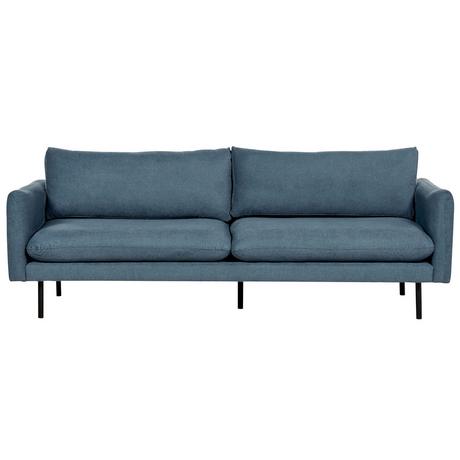 Beliani 3 Sitzer Sofa aus Chenillegewebe Glamourös VINTERBRO  