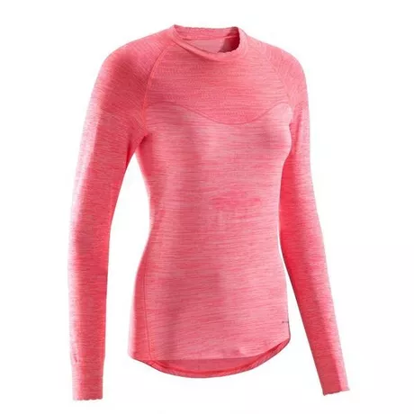 VAN RYSEL Sous v tement v lo manches longues femme 500 rose