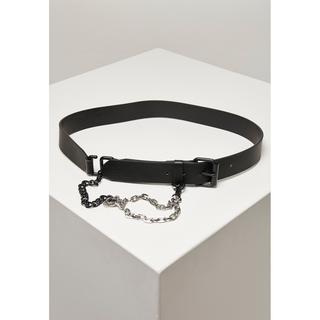 URBAN CLASSICS  ceinture imitation leather with metal chain 