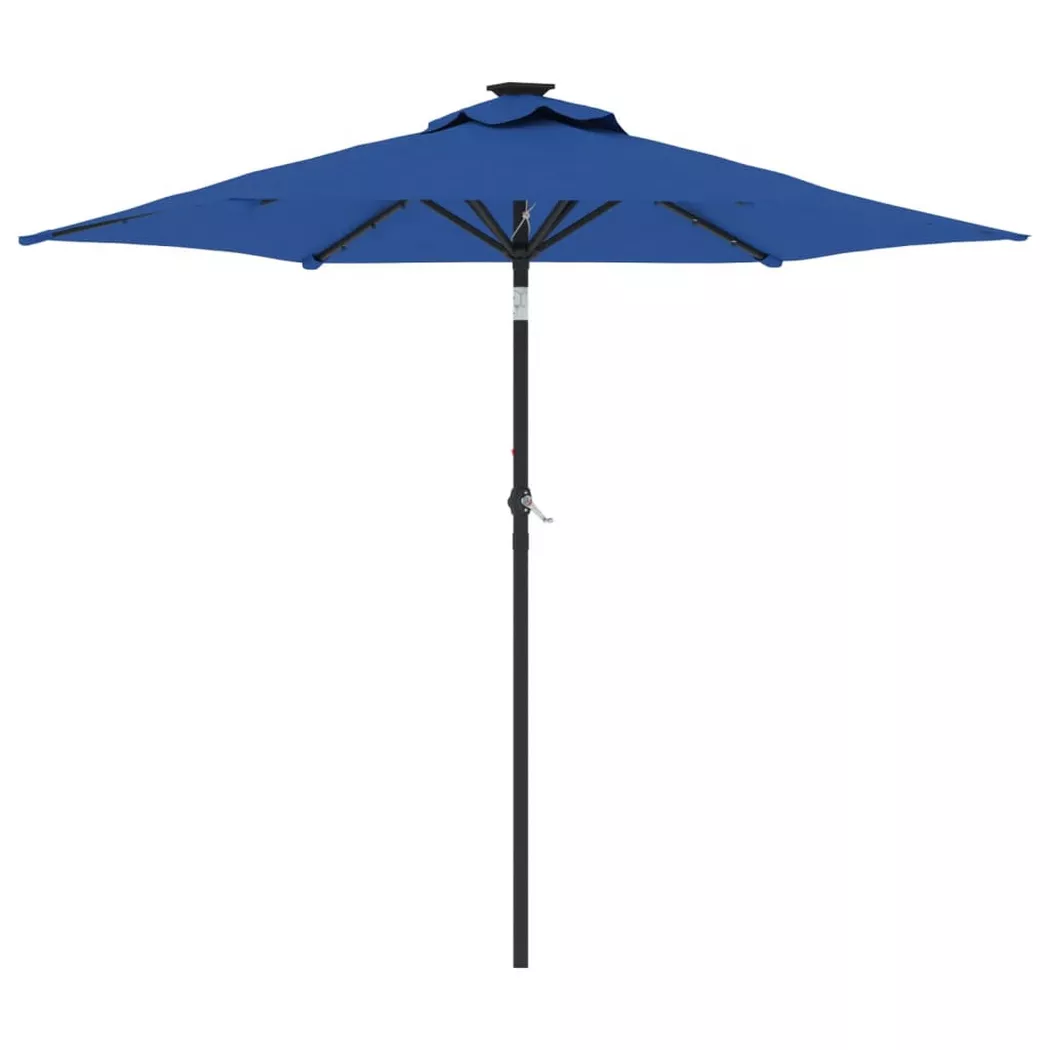 VidaXL - Sonnenschirm, One Size, Blau