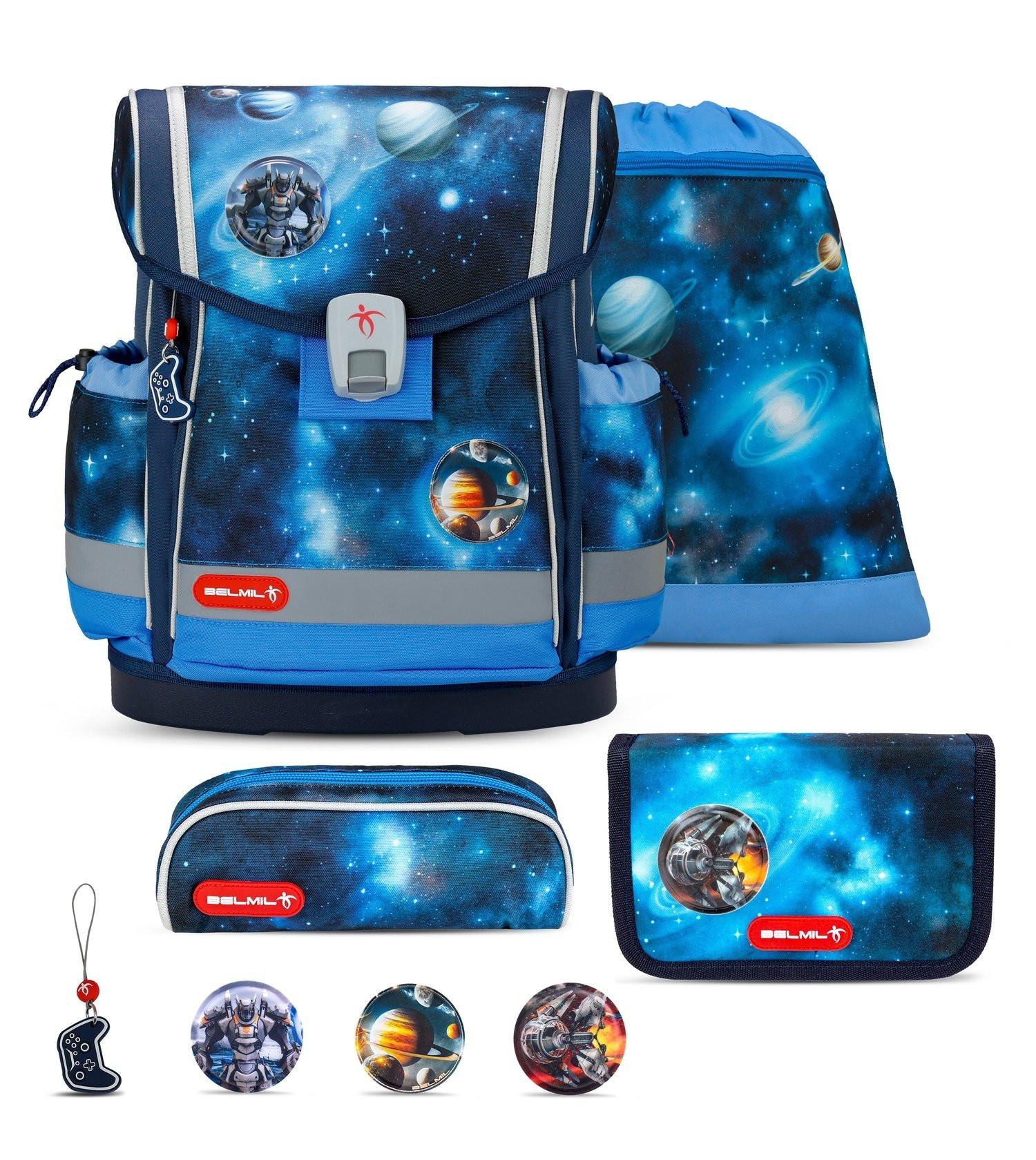 Belmil  CLASSY Plus Schulrucksack-Set Galaxy Light 