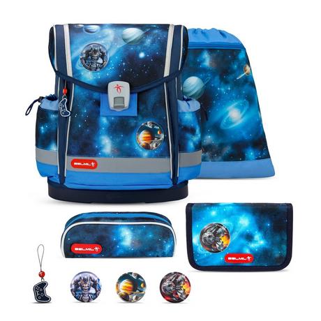 Belmil  CLASSY Plus Schulrucksack-Set Galaxy Light 