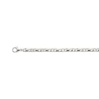 MUAU Schmuck  Collier 8er-Kette Silber 925, 5.6mm, 50cm 