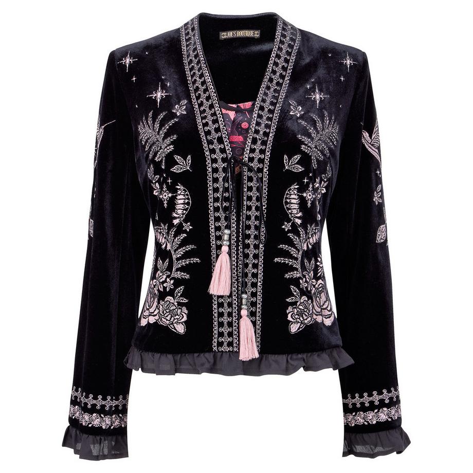 Joe Browns Giacca Boho Maniche Larghe Ricamo  