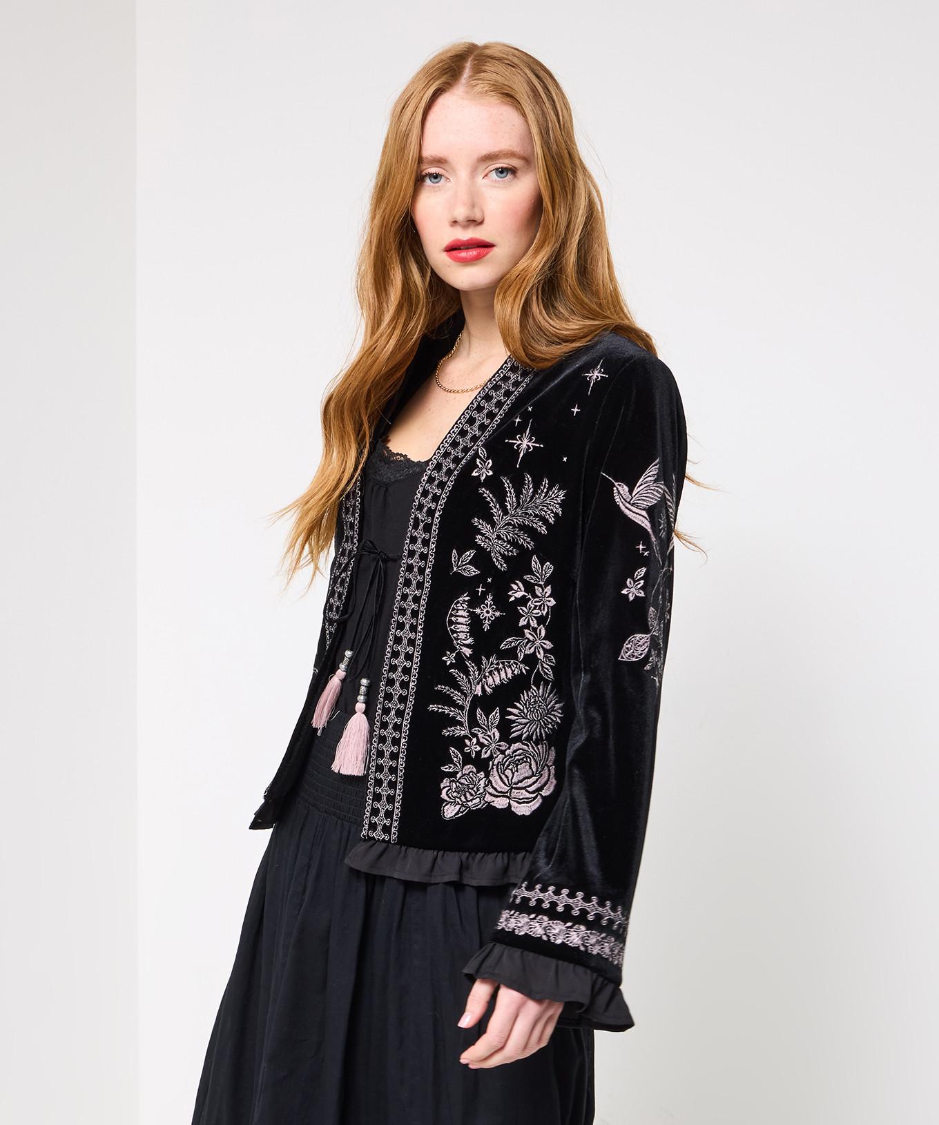 Joe Browns Boho Jacke Weite Ärmel Stickerei  