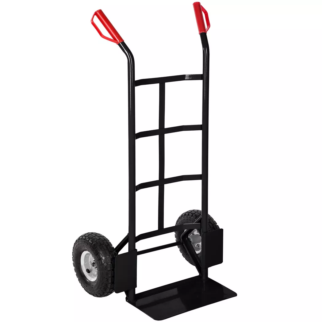 Tectake - Sackkarre mit Luftreifen, One Size, Schwarz