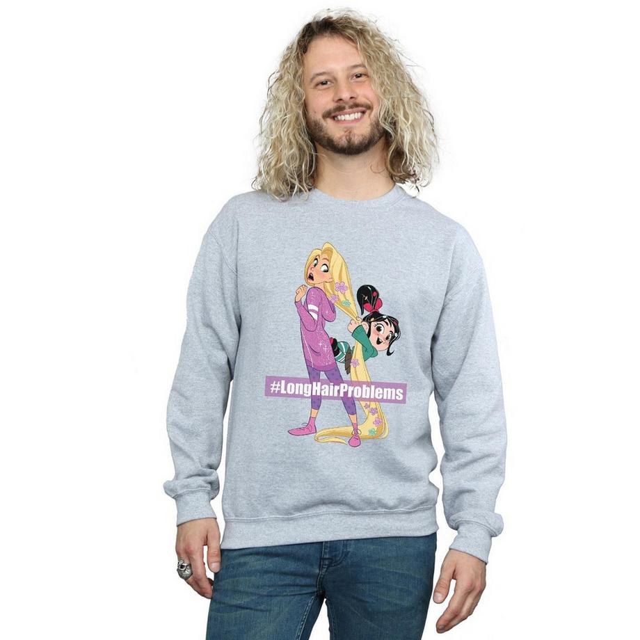 Disney Wreck It Ralph Long Hair Problems Sweatshirt  