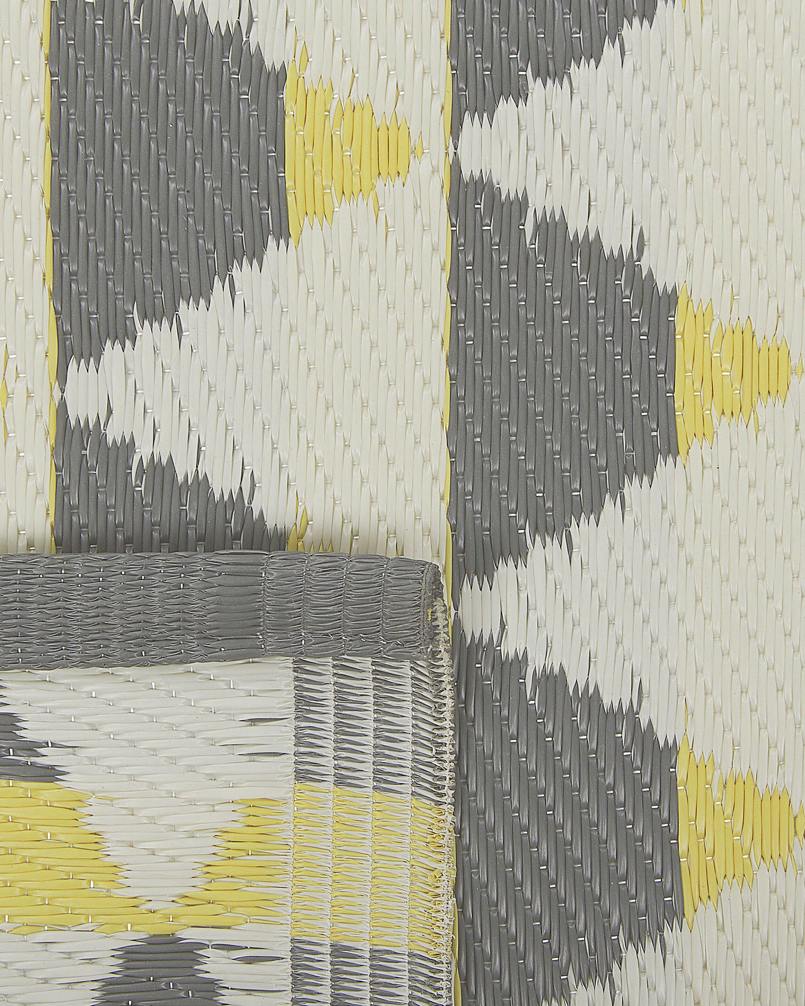 Beliani Tapis d'extérieur en Polypropylène Moderne HISAR  