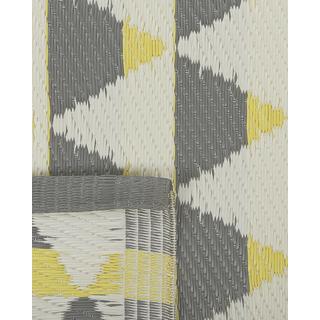 Beliani Tapis d'extérieur en Polypropylène Moderne HISAR  