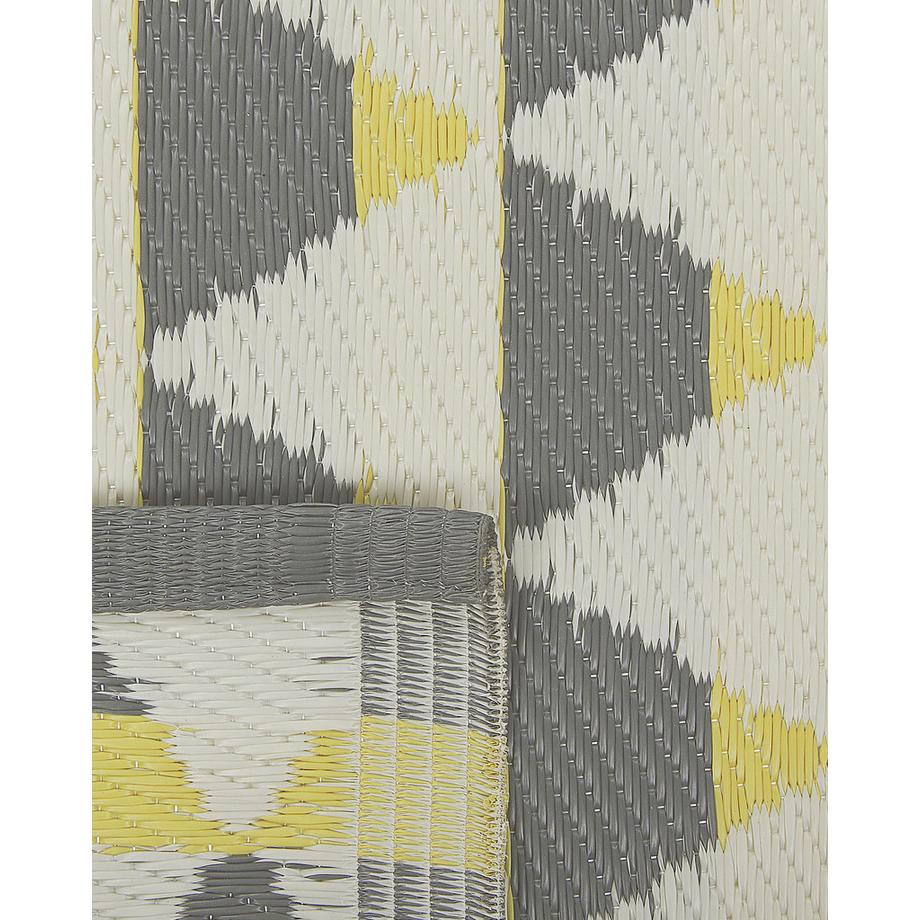 Beliani Outdoorteppich aus Polypropylen Modern HISAR  