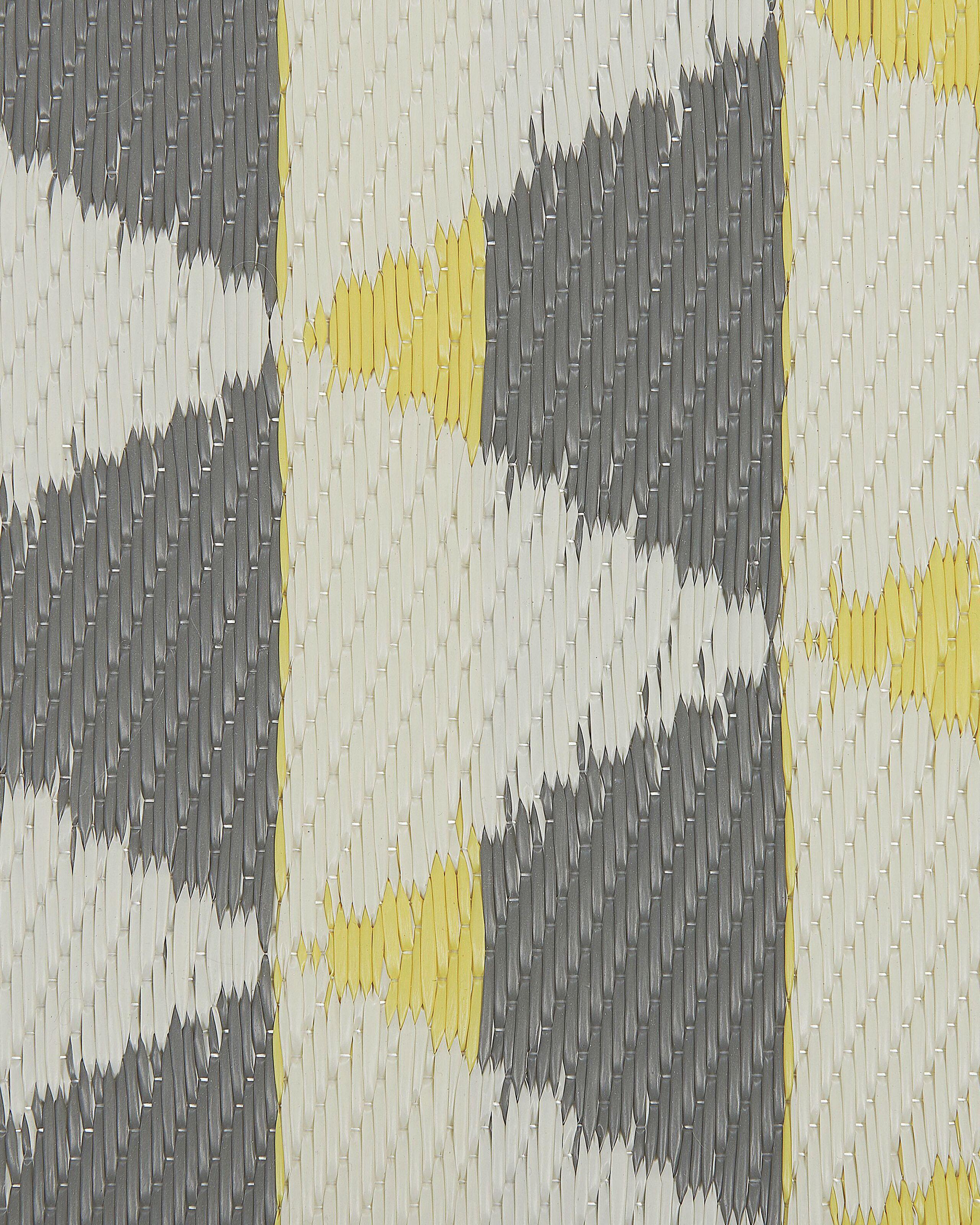 Beliani Tapis d'extérieur en Polypropylène Moderne HISAR  