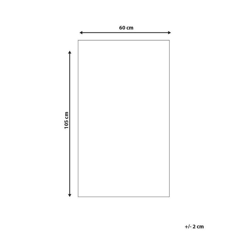 Beliani Outdoorteppich aus Polypropylen Modern HISAR  