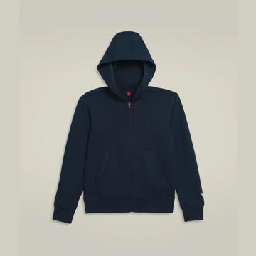 Sweat à capuche zippé Team Juniors Marine