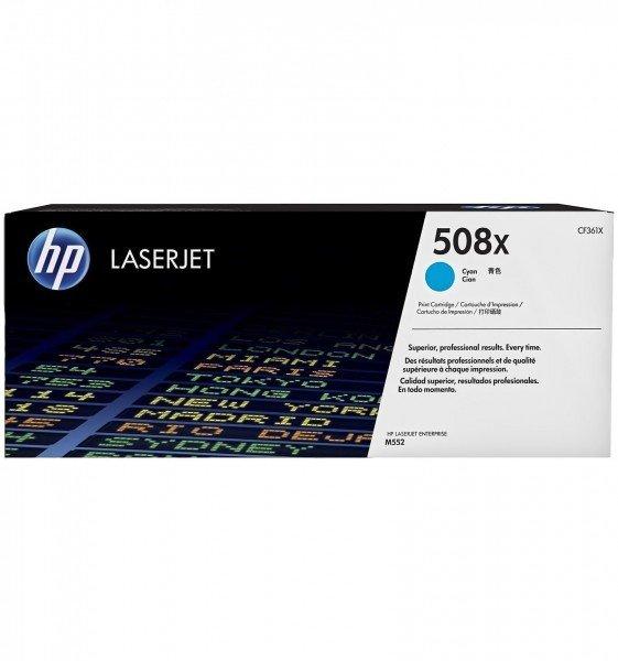 Image of Hewlett-Packard 508X Cyan Original LaserJet Tonerkartusche mit hoher Reichweite - ONE SIZE