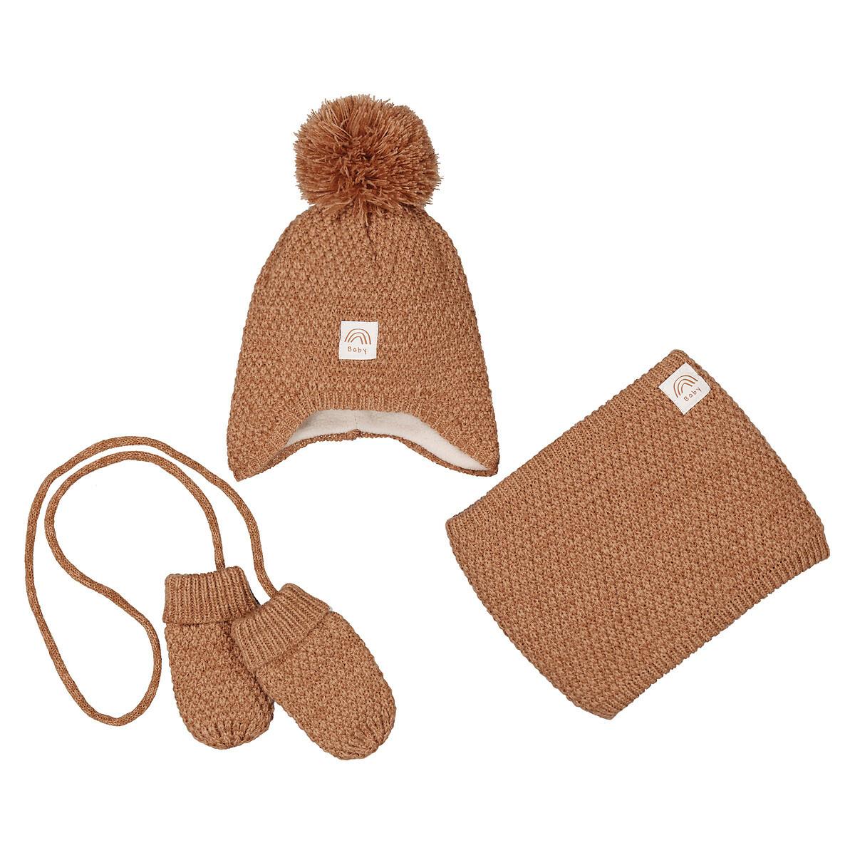 La Redoute Collections  Ensemble bonnet + snood + moufles 