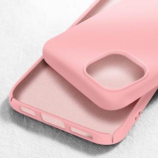 Avizar  Coque iPhone 15 Plus, Mat Doux Rose 