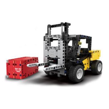     Lieferumfang     • 1 x Baukasten "Forklift (388 Teile)"   • 1 x Bauanleitung                             